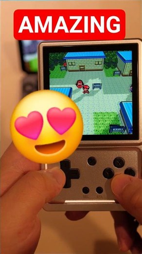 ANBERNIC RG Rotate showcase PART 1 #gaming #fidget #fyp #handheld #gameboy #pokemon