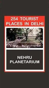 Tourist Places In Delhi | Nehru Planetarium