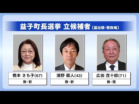Mashiko Town Mayoral Election: Campaign Announcement - Incumbent faces two newcomers in a three-w...