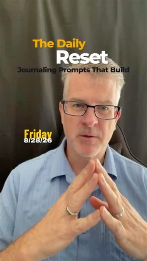 The Daily Reset: Who Am I Becoming? | Fri Aug 28 #journal #mindset #growth