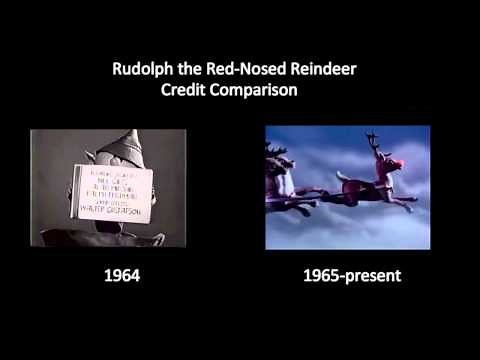 Rudolph the Red-Nosed Reindeer - Credit Comparison (1964 vs. 1965-present)