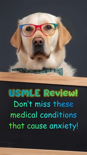 Medical causes of anxiety disorders|| High Yield USMLE Review