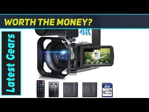 Best 4K Vlogging Camera? 42MP Camcorder with 32G SD Card Test