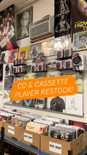 DBZ Books ‘N’ Records on Instagram: "CD PLAYER RESTOCK!! We just restocked our popular CD Player! NEW CASSETTE RESTOCK!! We also restocked one of our popular cassette players, but this edition comes with small retro style headphones! #indierecordstore #indiebookstore #cdplayer #cassetteplayer #newarrivals"