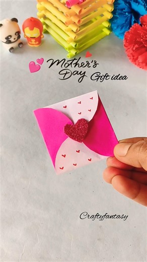 Unique gift card for Mother's day #diy #art #craft #papercraft #mothersday #shortvideo #artandcraft