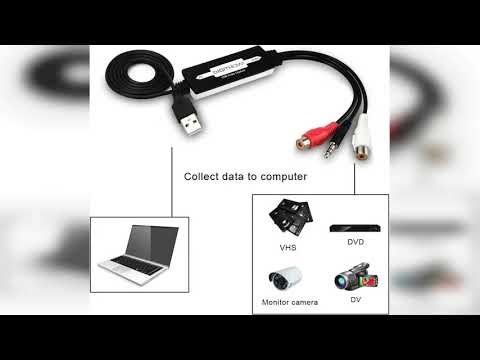 Review: USB Audio Capture Card Grabber for Vinyl Cassette Tapes to Digital MP3 Converter, Supp...