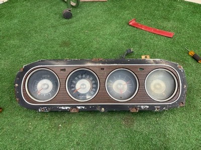 1969 1970 MERCURY COUGAR GAUGE CLUSTER - WITH CLOCK INSTRUMENT CLUSTER | eBay