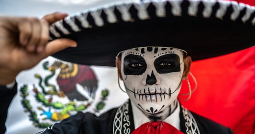 El mejor maquillaje de catrín para hombre, fácil y sencillo