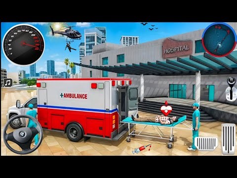 City Ambulance 🚑 Rescue Simulator - 911 US Emergency Ambulance Driving 3D : Android Gameplay