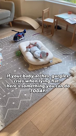 If your baby is gurgling after feeds, arching, tensing, crying when you pick them up, or screaming when laid flat… there is something you can do today. I say that because a few weeks ago, my baby was drowning in discomfort. Needing to be on me 24/7. Fighting sleep. Crying in pain. Unable to lie on his back. Coughing and gurgling after every feed. Wriggling endlessly because his body couldn’t settle. I suspected silent reflux — but the root cause wasn’t clear. Tension? Swallowing mechanics? Birth