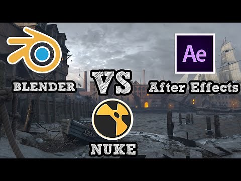 Blender vs after effects vs Nuke