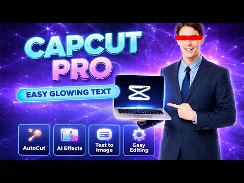 CapCut Pro Glowing Text Easy Method ✨ | Nobita Edits 🔥#CapCut #CapCutPro #CapCutTutorial