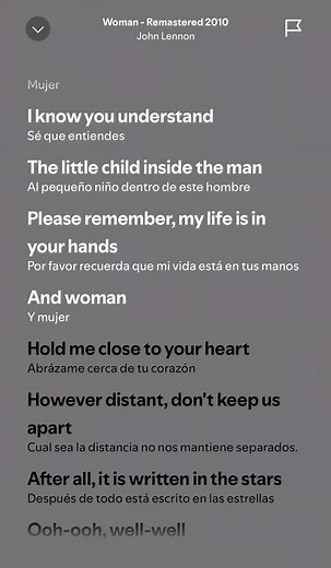 John Lennon - Woman Lyrics
