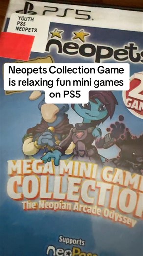 Here’s a game you probably didn’t know existed Neopets Mini games collection PS5 #neopets #ps5