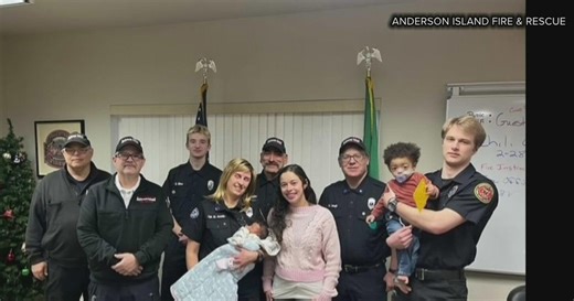 Firefighters deliver baby on fireboat after island mom goes into labor