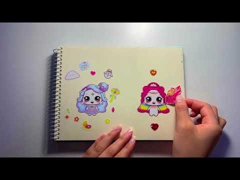 Cutest Kawaii Sticker Dolls Ever 💖 | Satisfying Sticker ASMR & DIY🎀 #dressup
