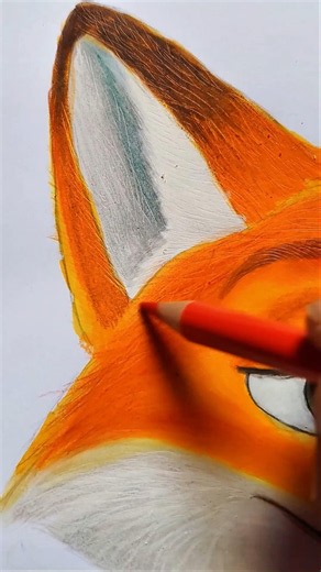 (10min Vs 1hr )😱 art challenge and 1hr looking so realistic 🤯💕#zootopia