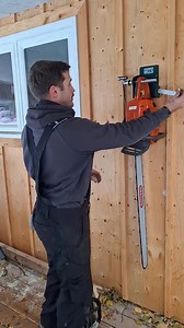 With a durable powder-coated finish and simple slide-on chainsaw mounting, the Wall-Mounted Chainsaw Holder keeps your chainsaws off the ground, your workbench clear, and your chains easy to manage. A great addition to any workshop, shed, or garage, it makes chainsaw and chain management simple, safe, and efficient. | Woodland Mills
