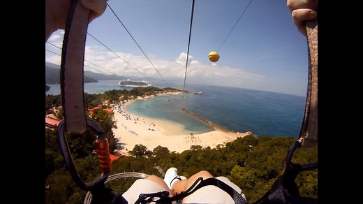 Billed as the "longest zipline over water" the Dragon's Breath zipline in Haiti is quite terrifying! Would YOU ride this??? | Theme Park Review