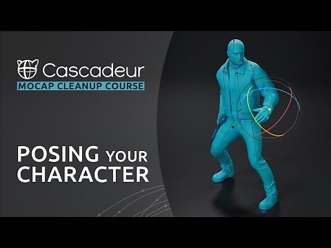 Different Types of Rig Controllers and Posing | Mocap Cleanup Course in Cascadeur