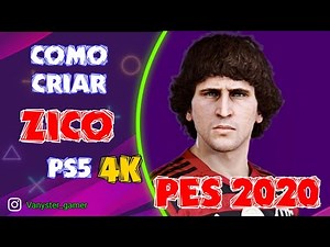 TUTORIAL - Como Criar Zico no PES 2021 / 2020 / 2019 / 2018