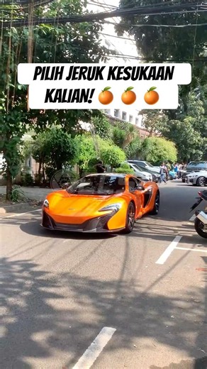 DERETAN SUPERCAR RASA JERUK 🍊MANA YANG BIKIN JATUH HATI? #ecsb (Mclaren 650s Lamborghini Aventador)
