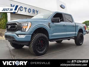 JUST ARRIVED! Check out this CUSTOM 2023 F-150 with 6" Lift Kit, 20" XD Wheels, 37" BFG T/A Tires, ROUSCH Exhaust, Lighted Ford Emblems, KATZKIN Leather interior & MORE! For more info, go to: https://www.victoryford.com/inventory/used-2023-ford-f-150-xlt-4wd-crew-cab-pickup-1ftfw1e50pkd19450/ | Victory Ford