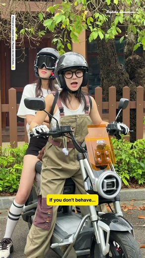 Getting bullied by a tiny potato! 🥔 So scary~ 😱 #scootervlog #funnyvideos