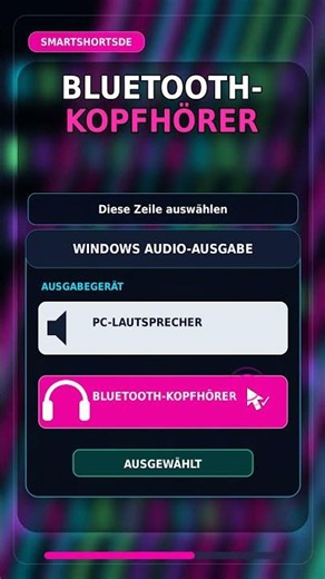 Bluetooth verbunden, aber PC-Ton? Ausgabegerät wechseln