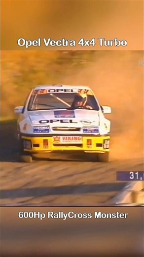 Rare OPEL VECTRA 4x4 Turbo RX in HillClimb 🔥