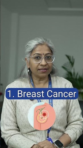 What are 3 commonest cancers in women?