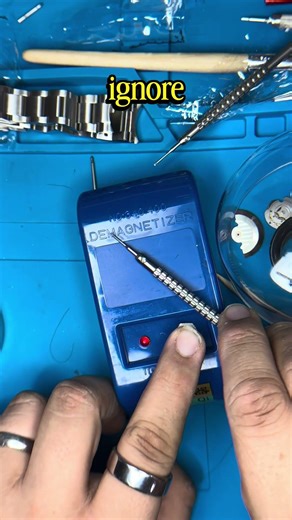 Don’t forget to demagnetize ￼