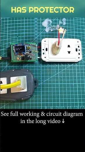 DIY AC Protection Circuit Demo | Overload & Short Test #OverloadProtection #ACProtection