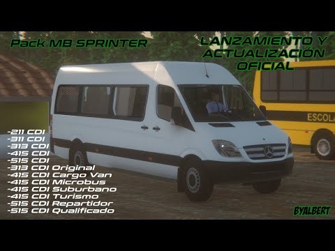 LANZAMIENTO OFICIAL | Mercedes-Benz Sprinter (Pack v2) Fase 2 | Proton Bus Simulator