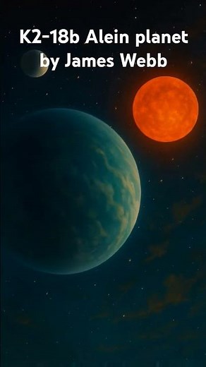 K2-18b: Newly Discovered Alien Planet | Stunning Space View by James Webb Telescope 🌌 #K2-18b #exo