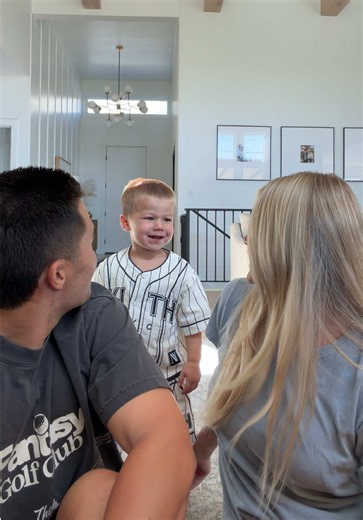 Seeing who they look at first when we turn around! We KNEW it was going to go this way 😂🩷🩵 #family #parentsoftiktok #fatherdaughter #motherson @Donny McGinnis