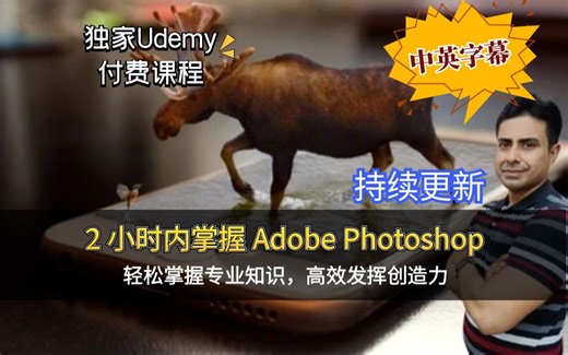 2 小时速通Adobe Photoshop Express ：摄影、设计创意随心绽，核心技巧全拿捏，高效流程轻松 get，掌握前沿工具开启创意无限可能
