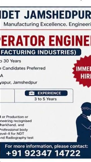 Boiler Operator Engineer #engineering #viralpost #jobs