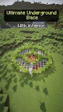 Minecraft Ultimate Survival Underground Base! - Build Tutorial #minecraft #minecrafttutorial #easy