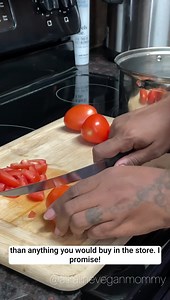 62K views · 560 reactions | Quick Homemade Tomato Sauce. I used 12 Roma (plum) tomatoes, thyme, oregano and sea salt. This recipe makes about 1 1/2 cups of sauce. You can dice more tomatoes to make more sauce as needed. | Alkaline Vegan Mommy | Facebook