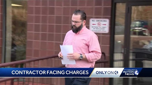 Local contractor facing charges, appears in court without attorney