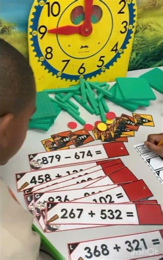 Game Day Math Time, Fractions, Addition, Arrays #kids #fun