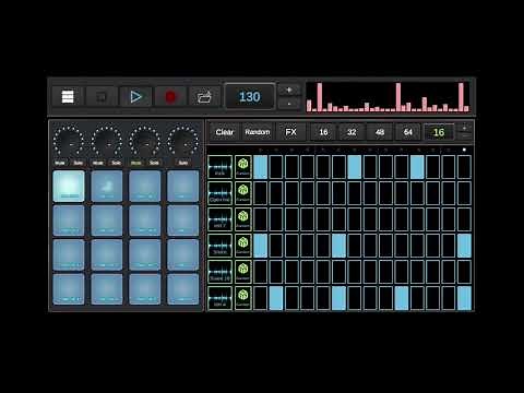 sample beat using dubstep music creator app