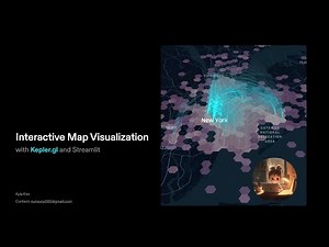 [Udemy Course] Interactive Map Visualization with Kepler GL and Streamlit #kepler #map