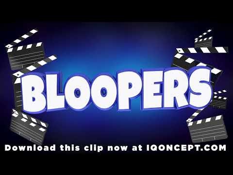 FREE Download - Bloopers Movie Clapper Boards Outtakes Video Clip Animation