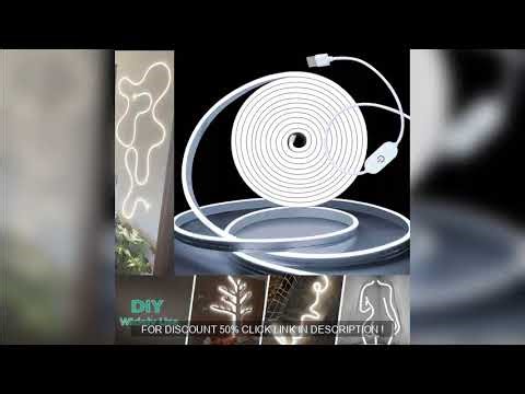 Neon LED Light Strip Smart Touch Sensor Switch Dimmable Neon Discount 50% #AliExpress