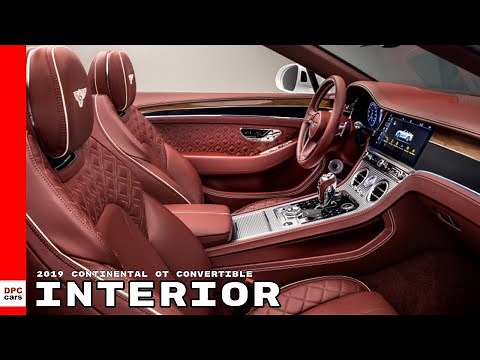2019 Bentley Continental GT Convertible Interior