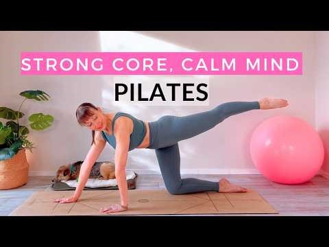 Strong Core, Calm Mind | Gentle Mat Pilates for Women | 20 Min Neck Friendly Pilates