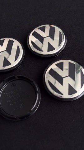 VW Wheel Center Caps Set of 4 (56mm) OEM Style Hub Caps