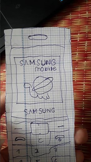 Samsung SGH-C170 power on/off (with paper)